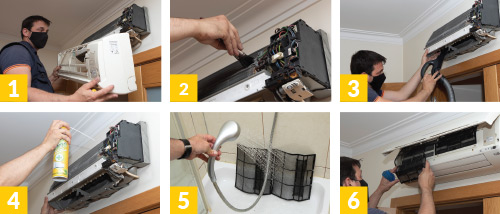 Como fazer a manutenção do aparelho de ar condicionado - aparelho de interior